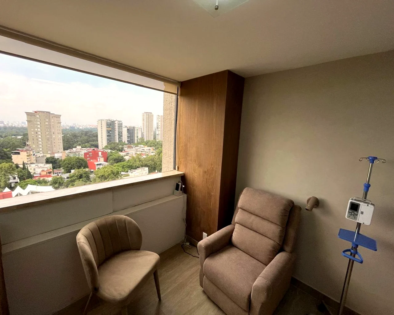Sala privada de terapia de infusión de Vita Nova