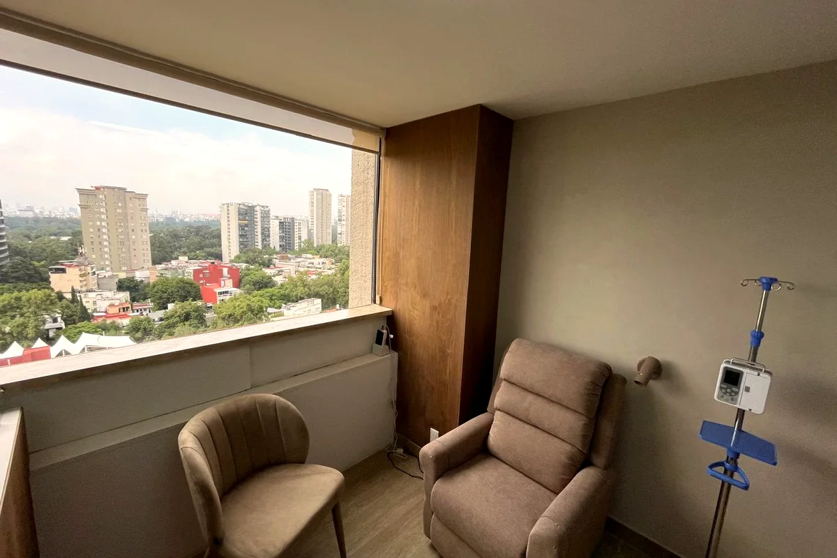 Sala de terapia de infusión ambulatoria de Vita Nova